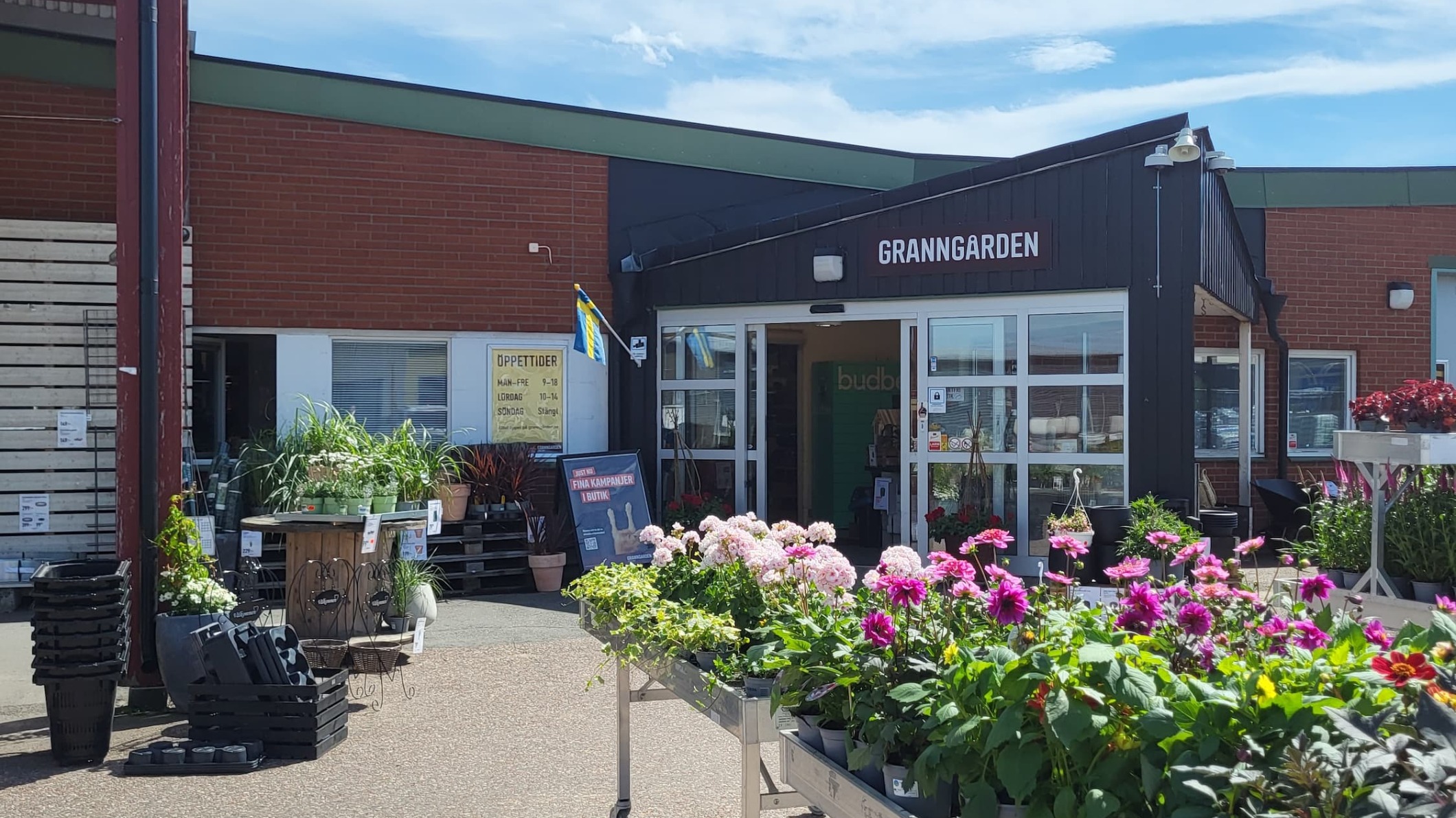 Miljöbild som beskriver känslan på Granngården Hedemora