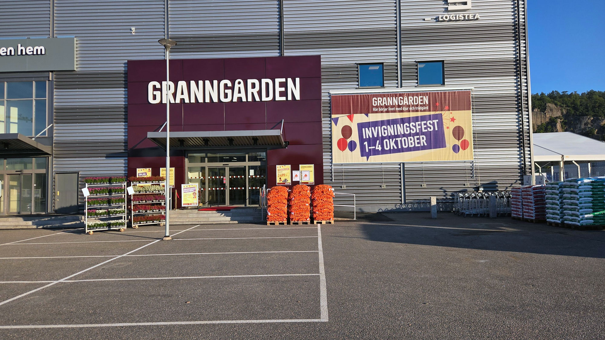Partille butiksingång