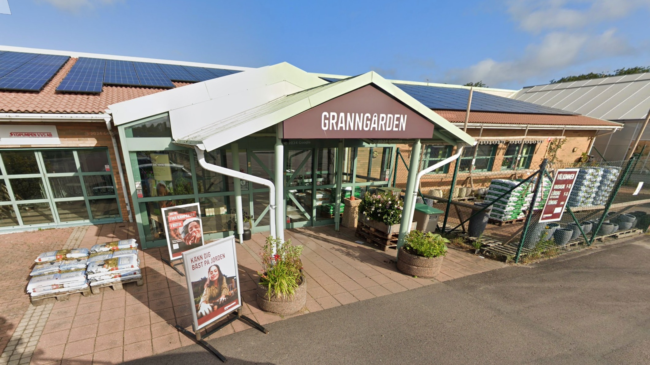 Miljöbild som beskriver känslan på Granngården Falkenberg