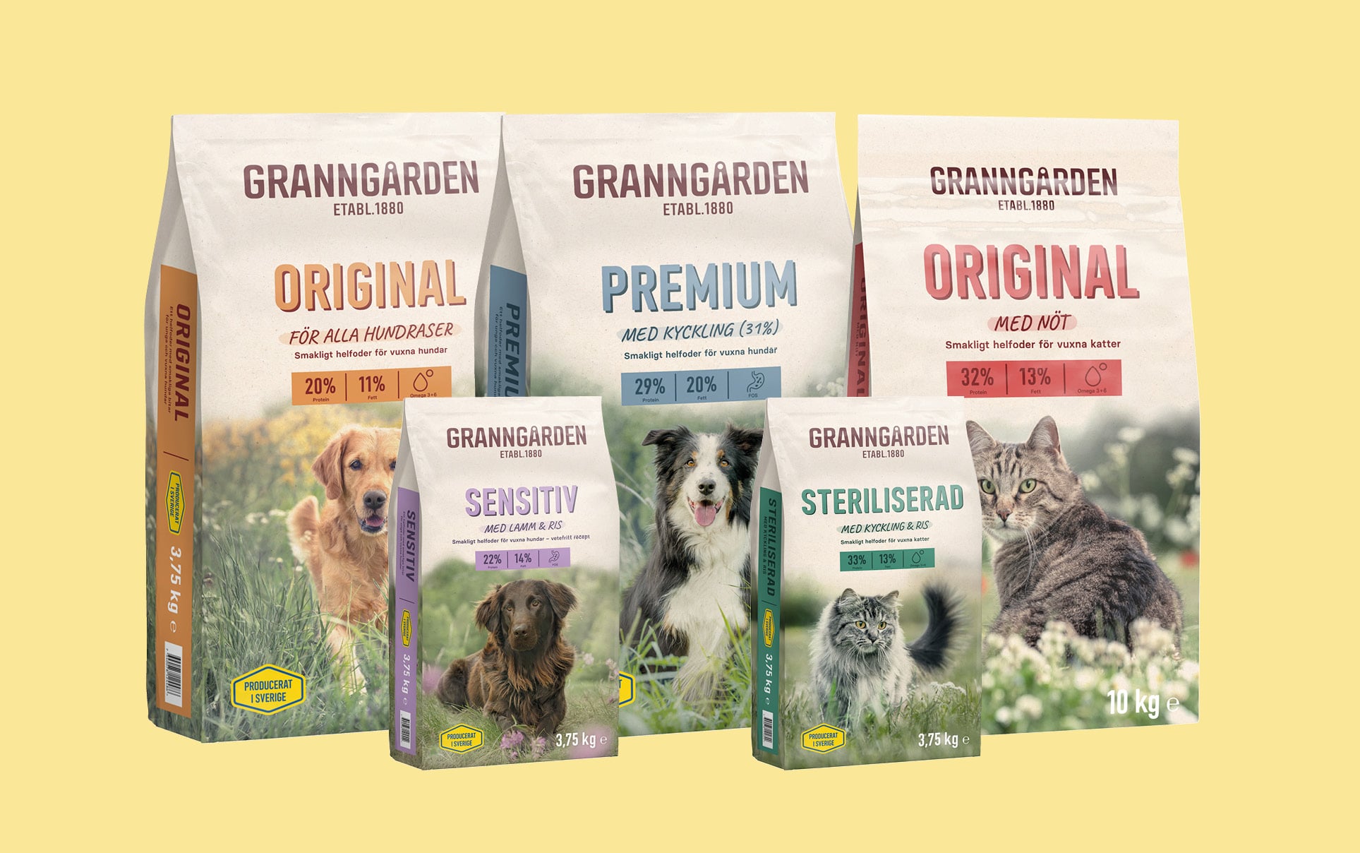 K&ouml;p Granng&aring;rden hundfoder &amp; kattmat