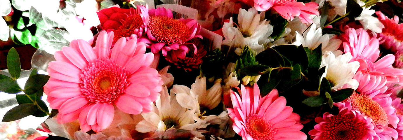 Bukett med sommarblommor