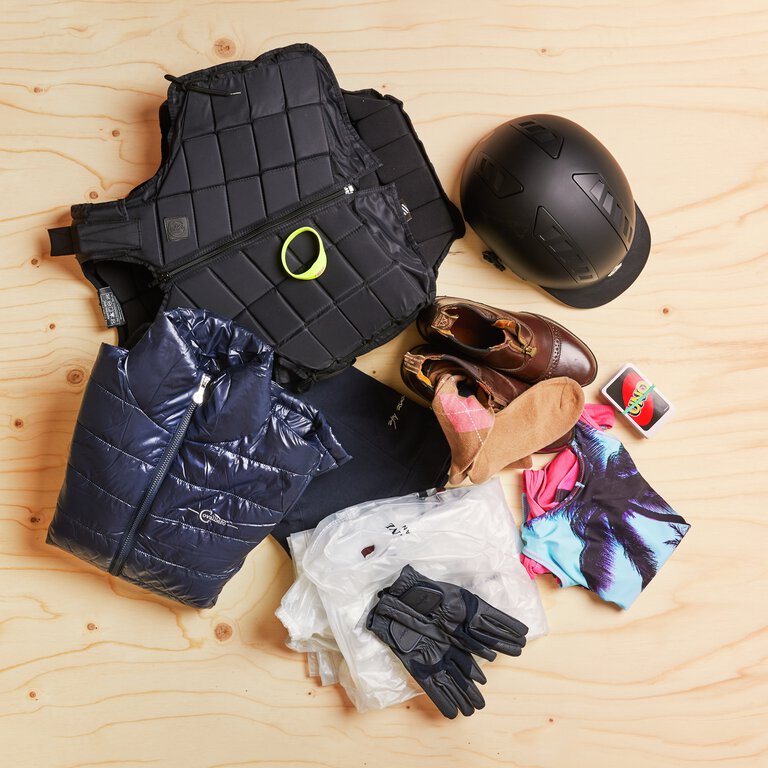 Packning inför ridlägret