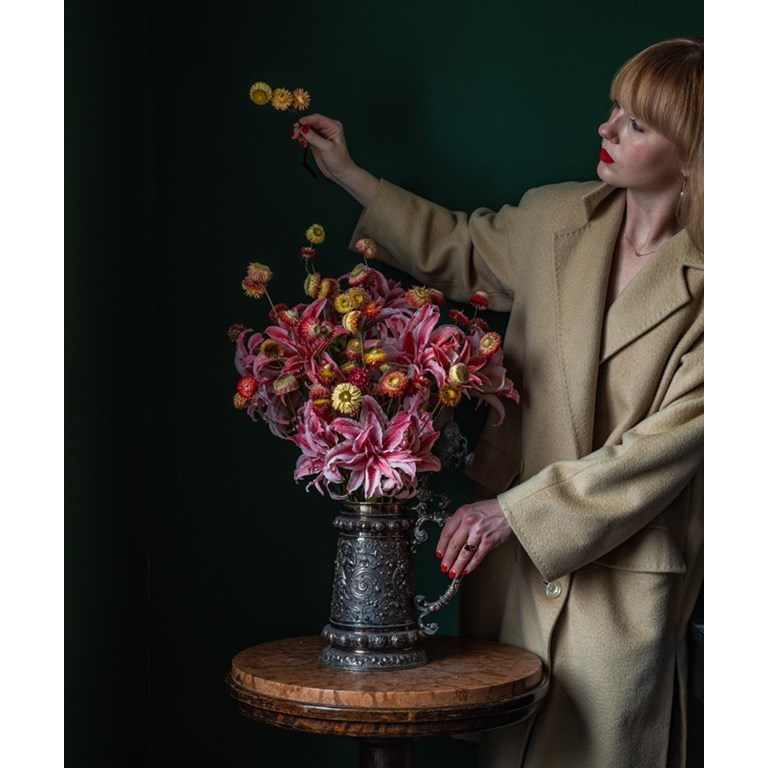 rosa torkade blommor - av Blomsterprofilen Emily Bratt