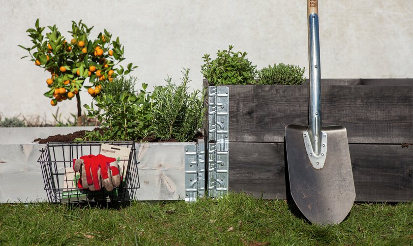 Pallkragar utomhus i olika höjd