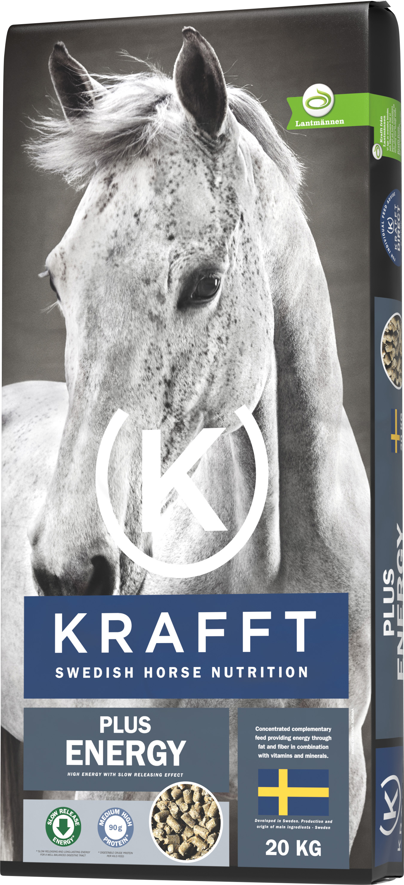 Hästfoder Krafft Plus Energy 20kg
