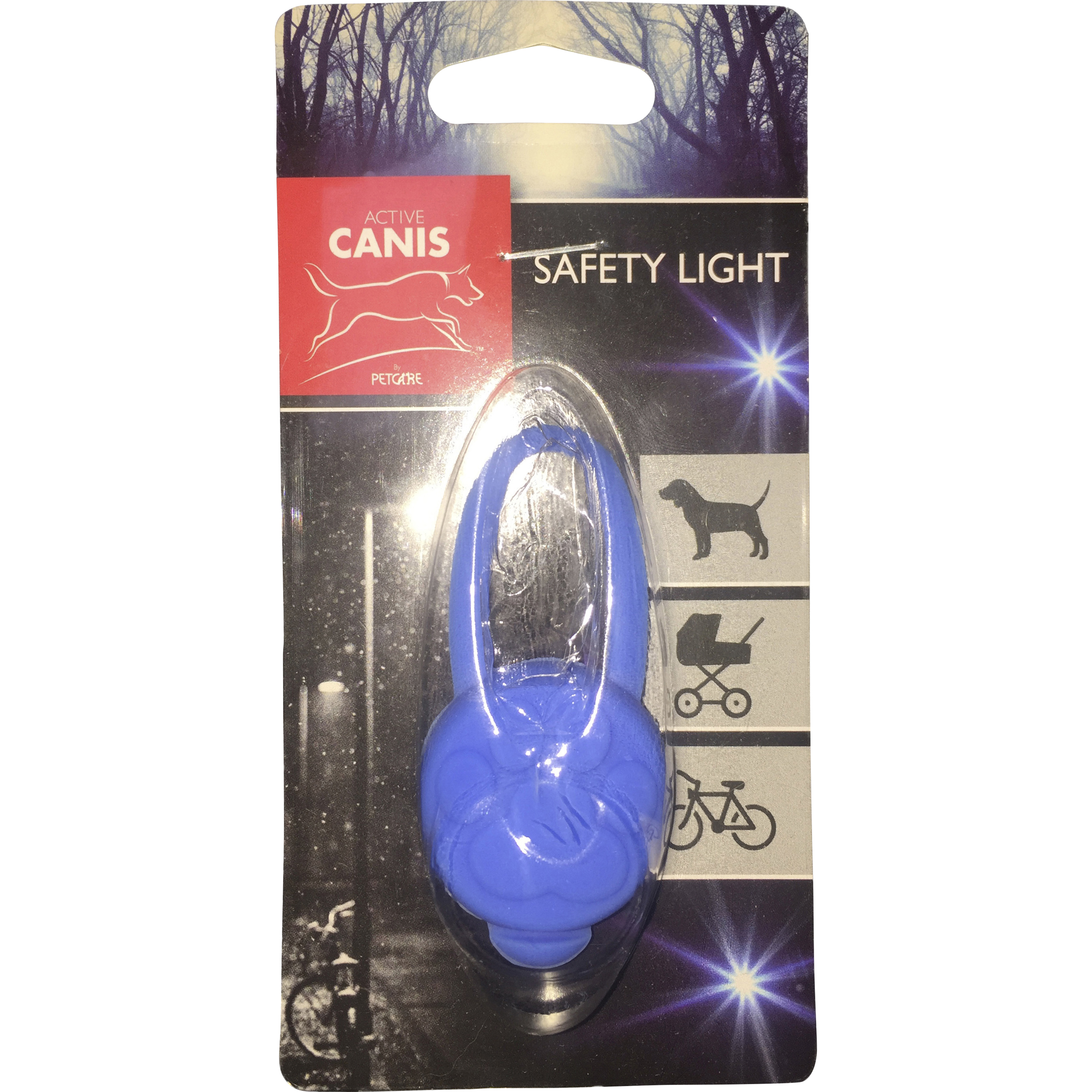 Lampa till hundhalsband Active Canin Silikon Blå, XS