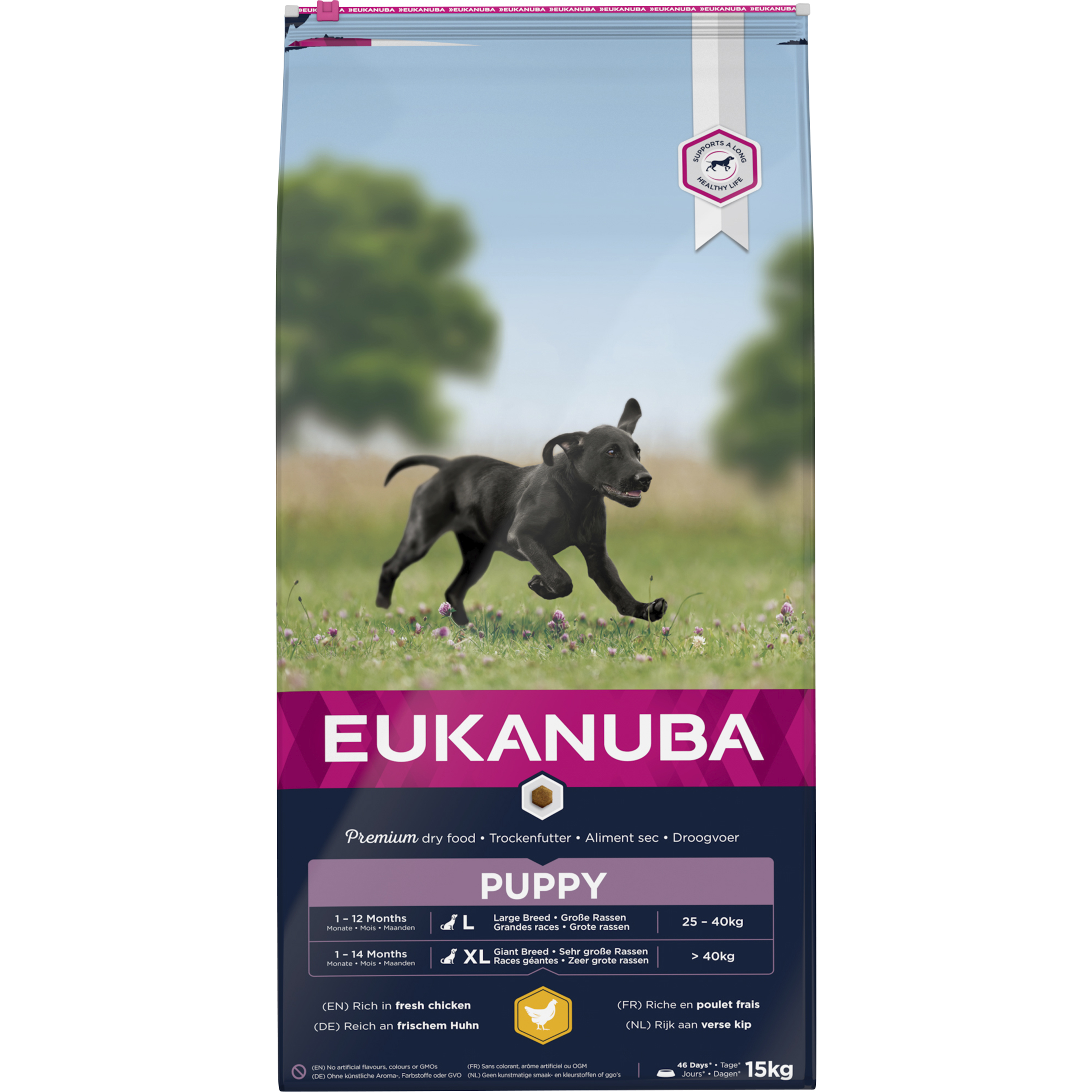 Hundfoder Eukanuba Puppy L 15kg
