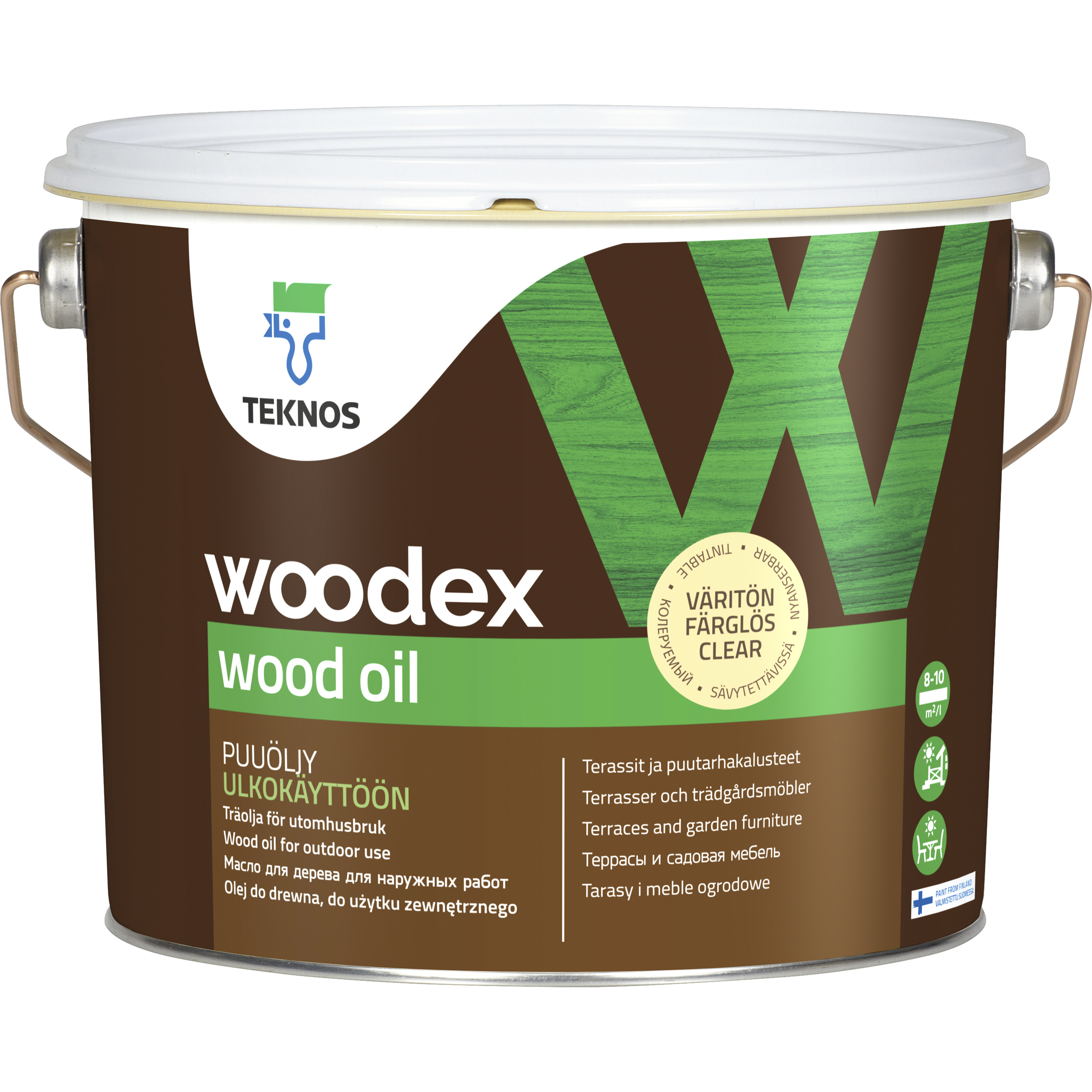 Träolja Teknos Woodex 2,7L