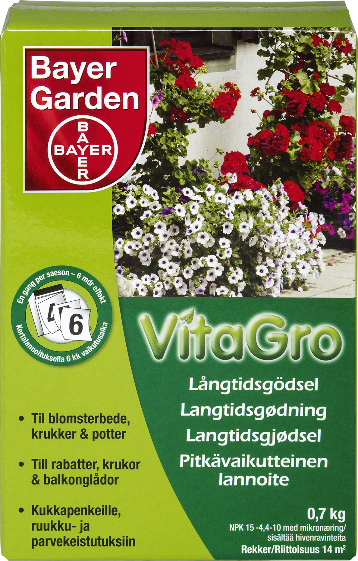 Långtidsgödsel VitaGro, 0,7 kg