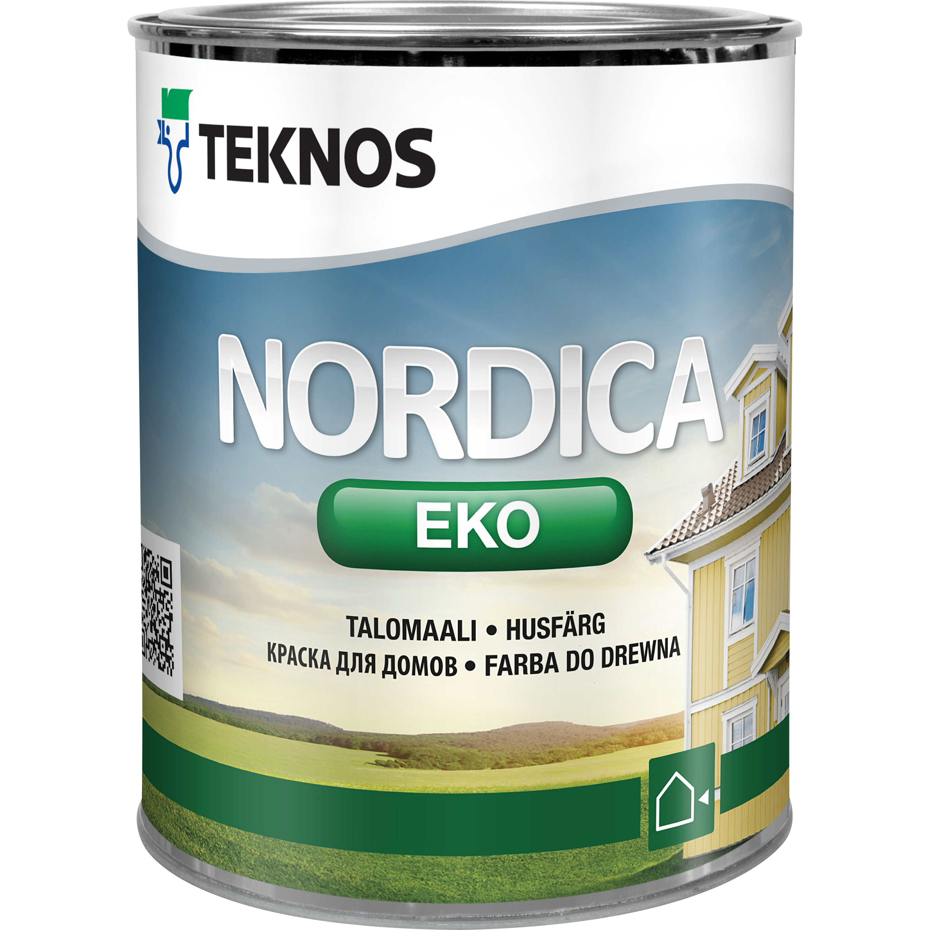 Husfärg Teknos Nordica Eko Bas 5 0,9L