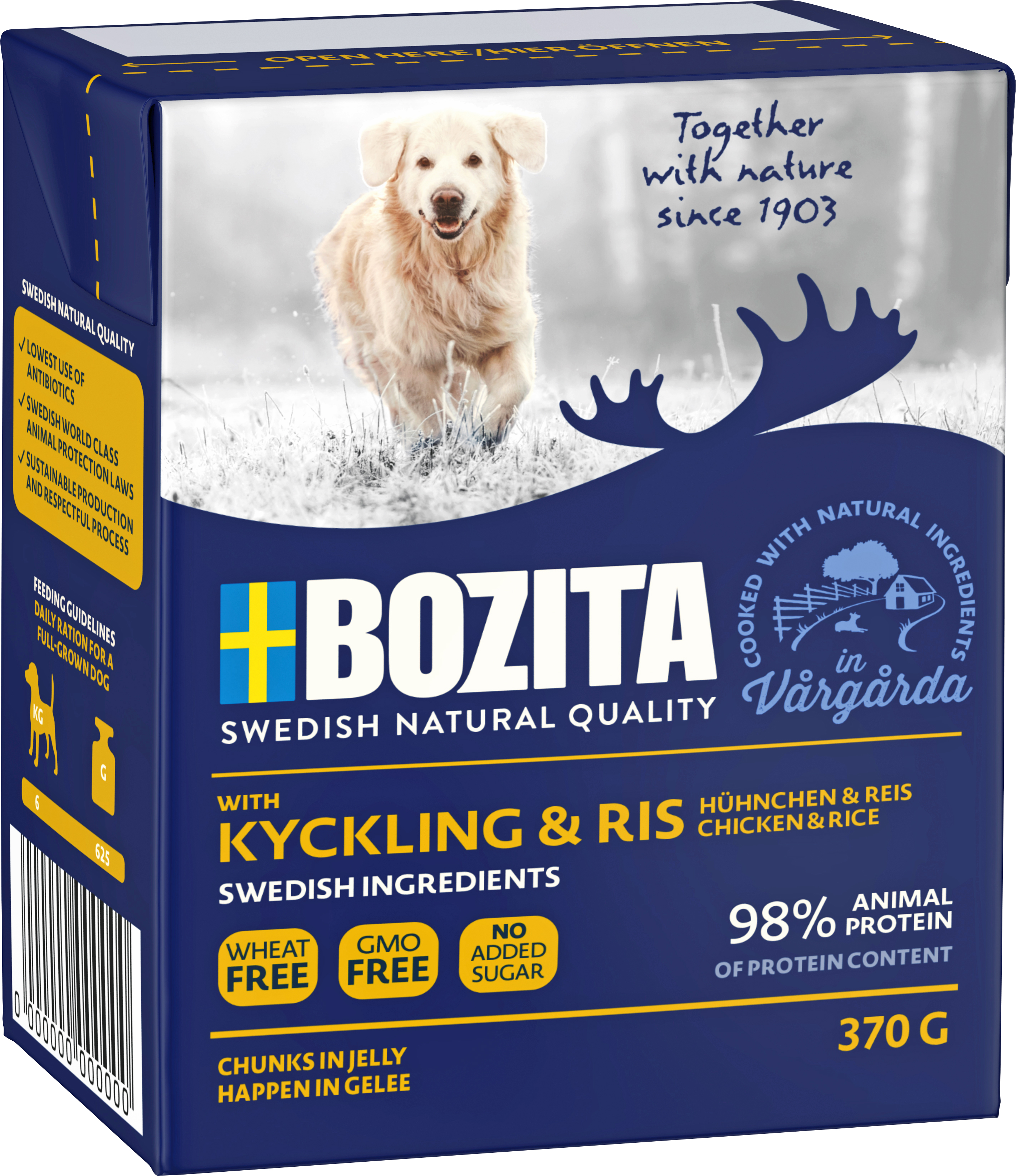 Våtfoder Bozita Tetra Recart Kyckling/Ris 370g