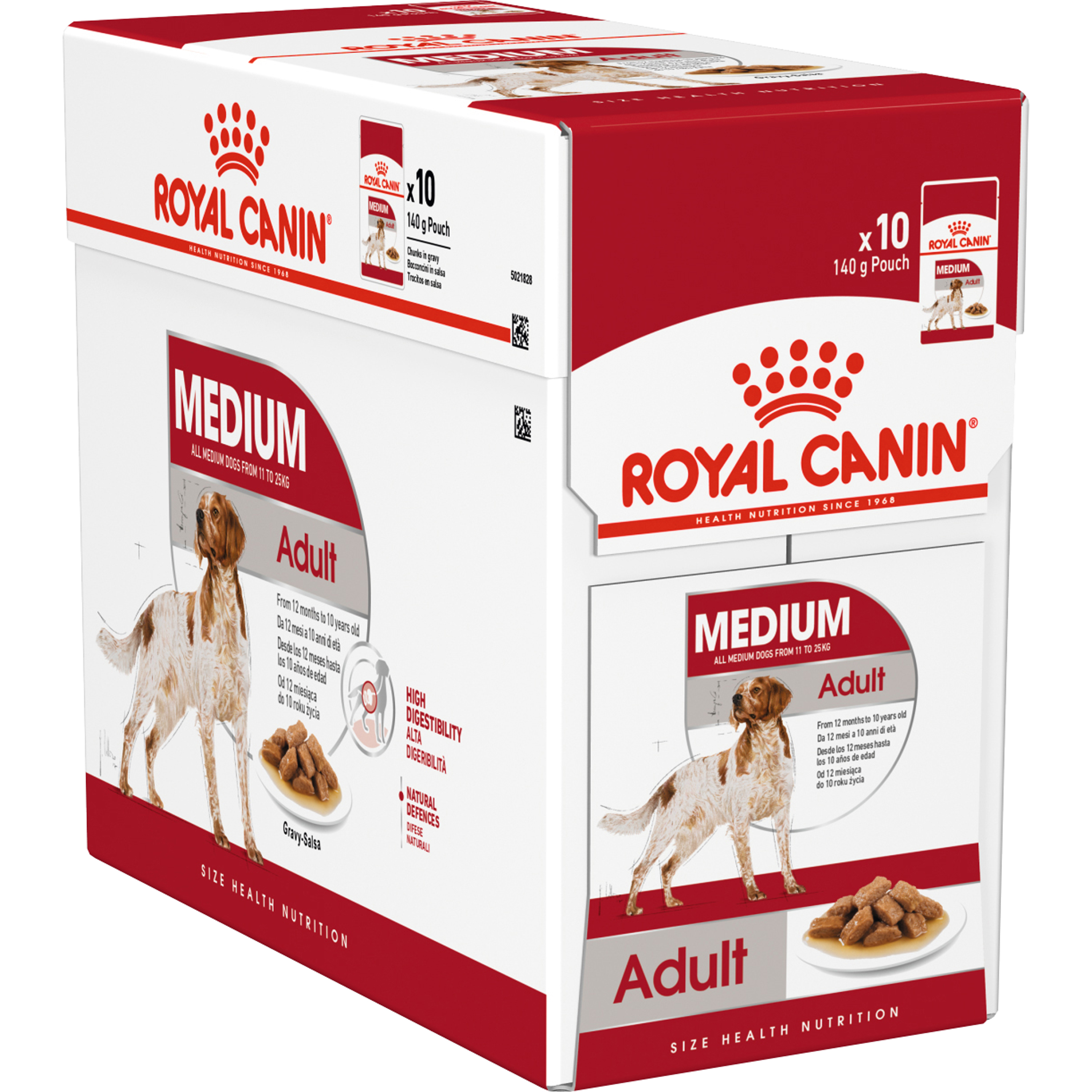 Våtfoder Royal Canin M Adult 10x140g