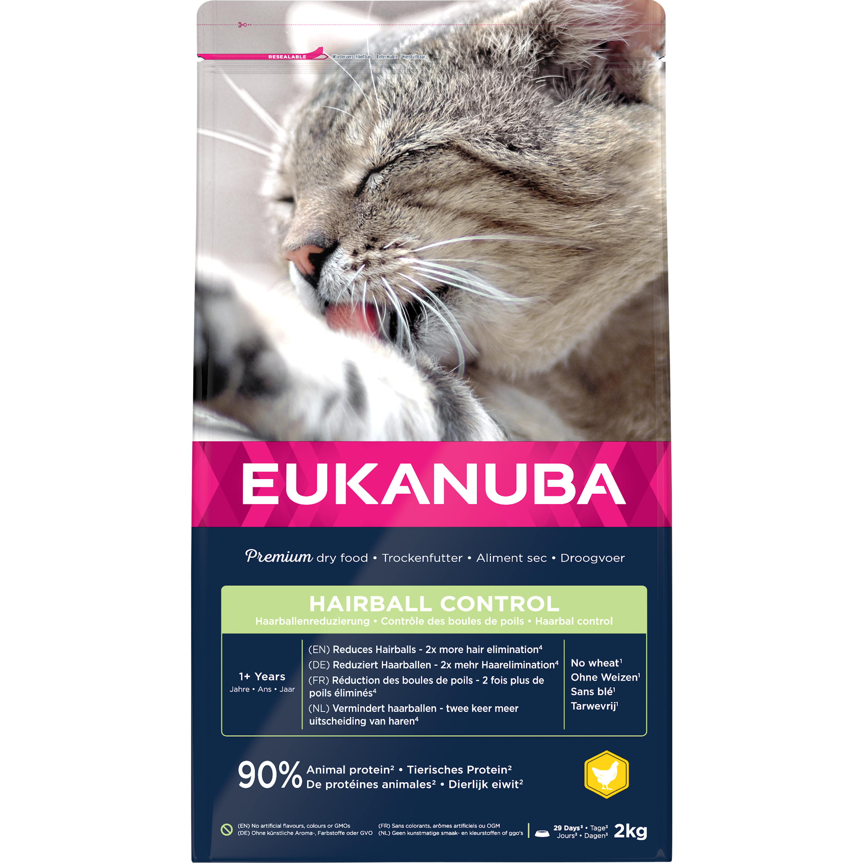 Kattmat Eukanuba Cat Hairball Control 2 kg