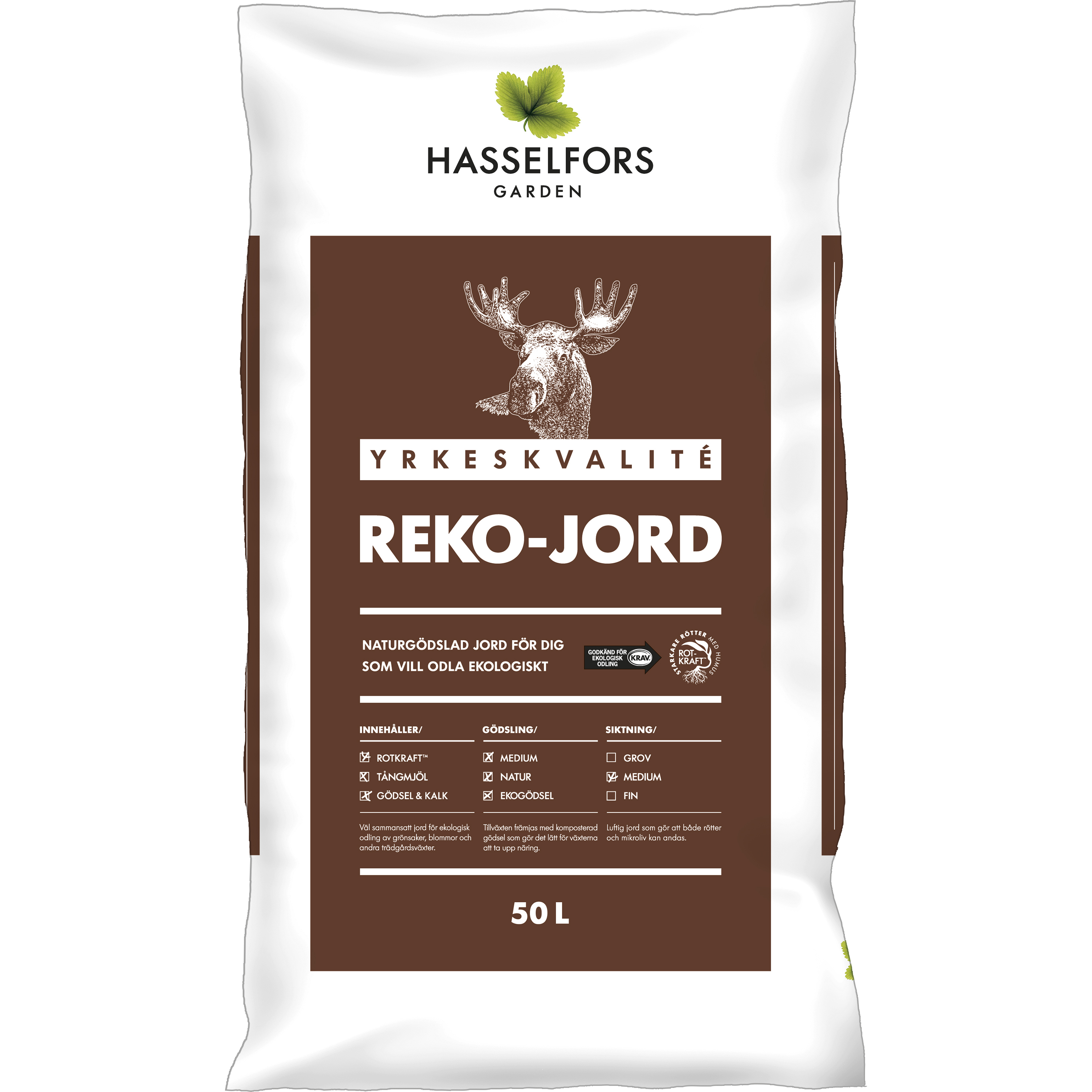 Reko-Jord Hasselfors 50L
