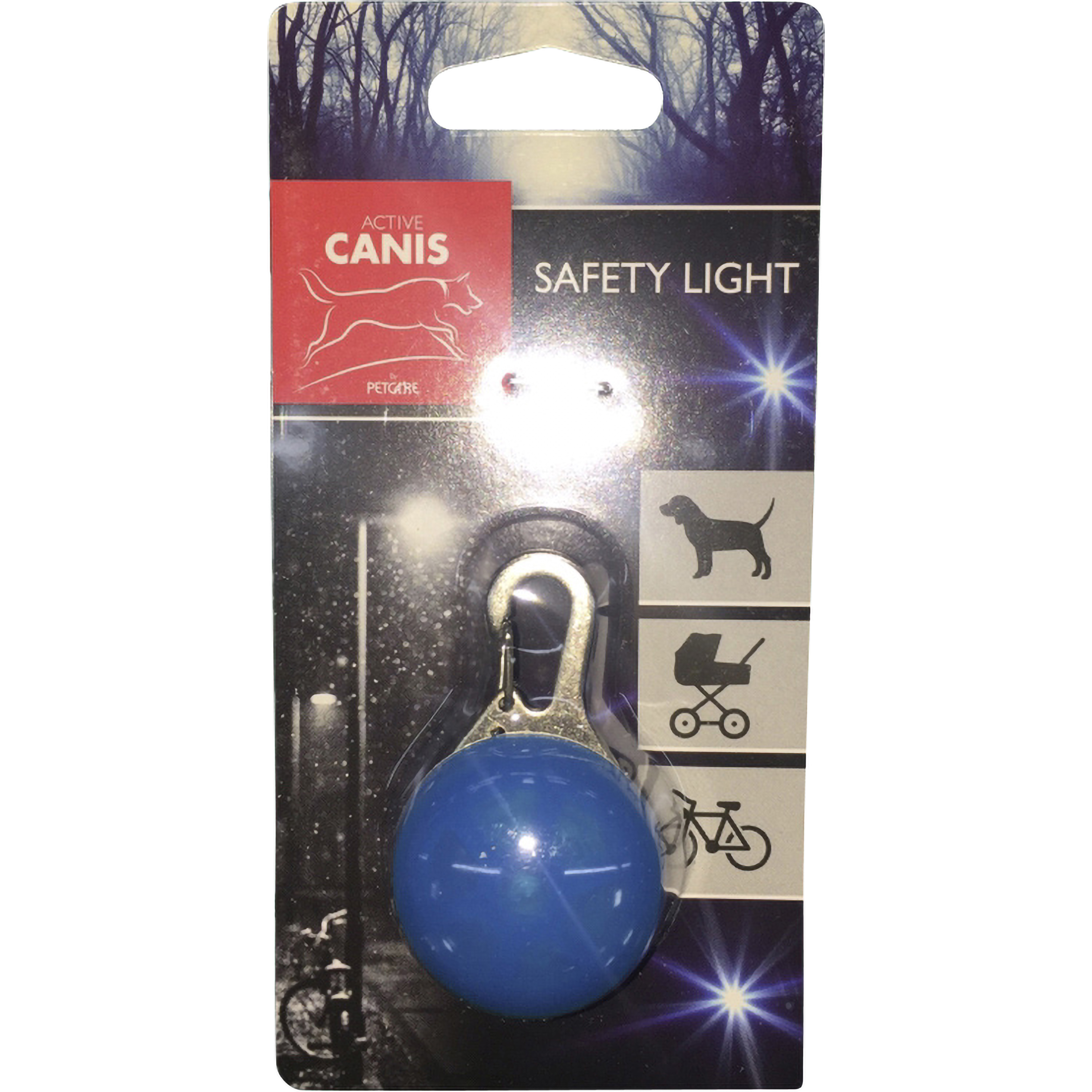 LED-lampa till hundkoppel Active Canis Blå