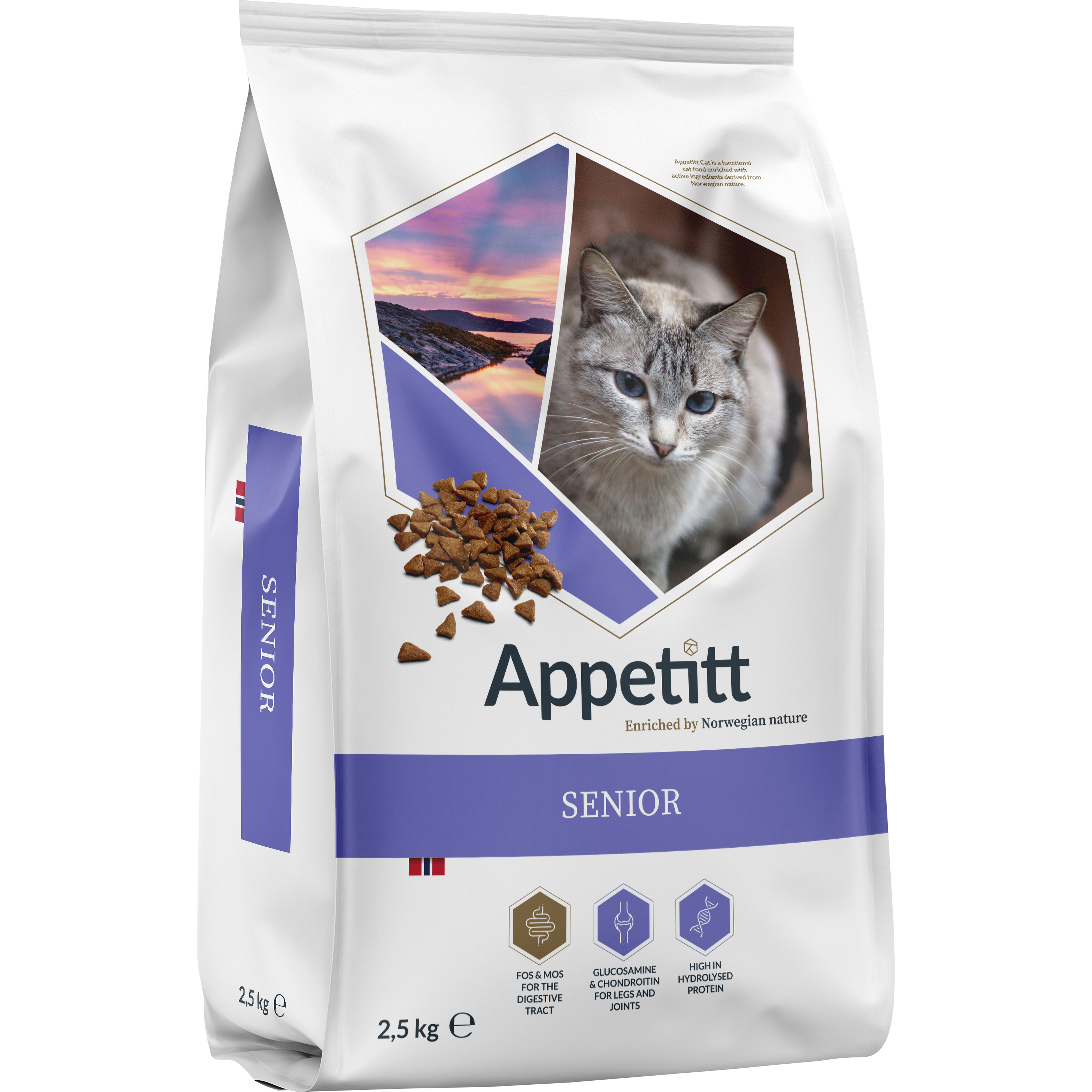 Kattmat Appetitt Cat Senior 2,5 kg