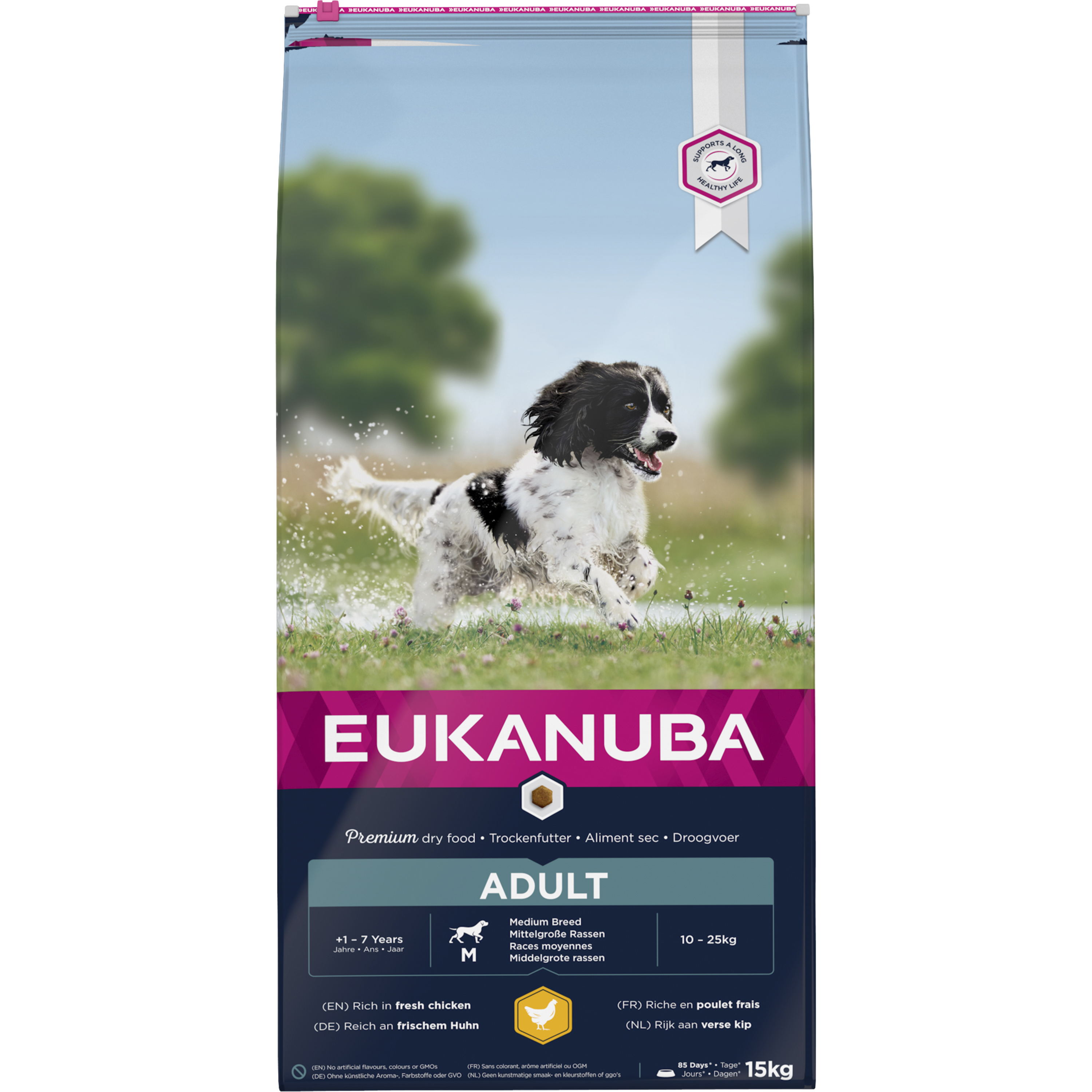 Hundfoder Eukanuba Adult Active M 15kg