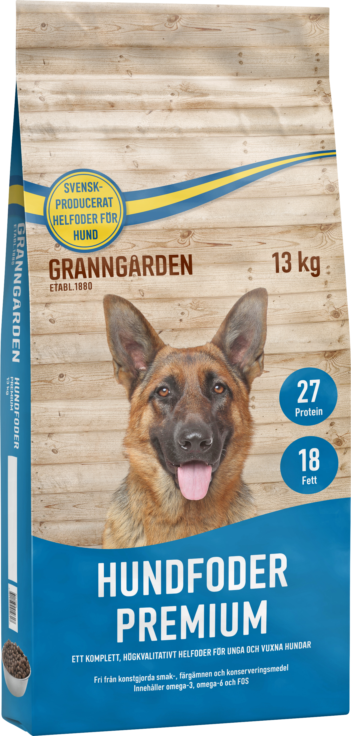 Hundfoder Granngården Premium 13kg