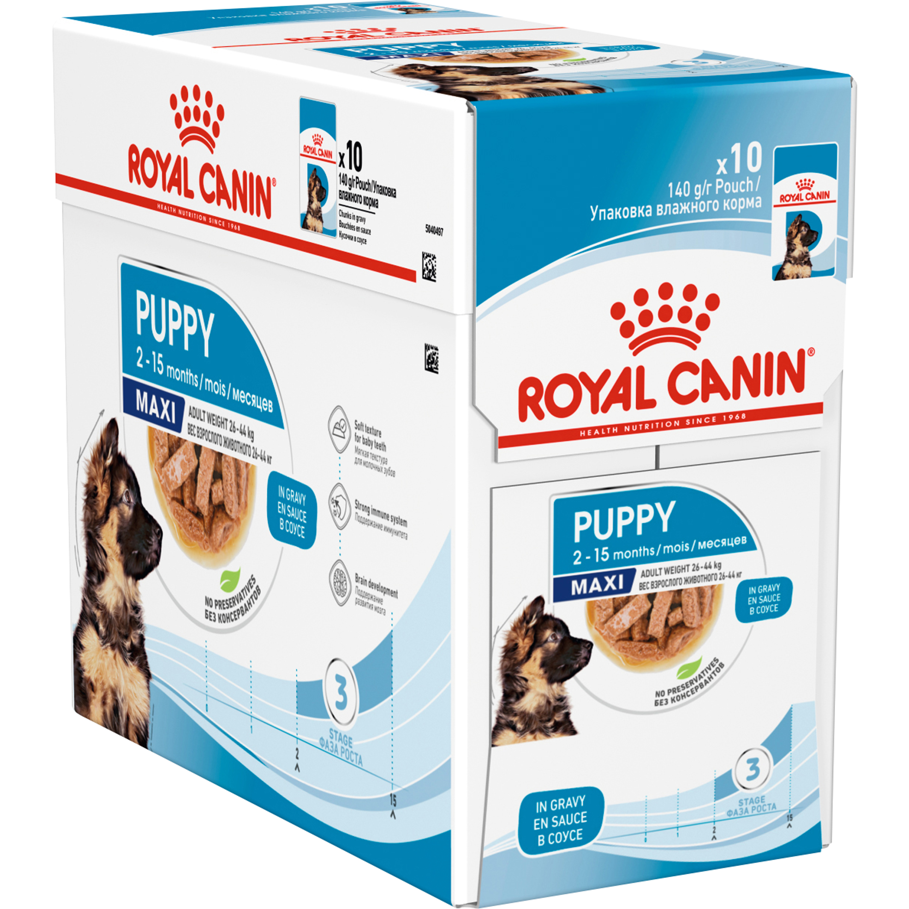 Våtfoder Royal Canin Maxi Puppy 10x140g