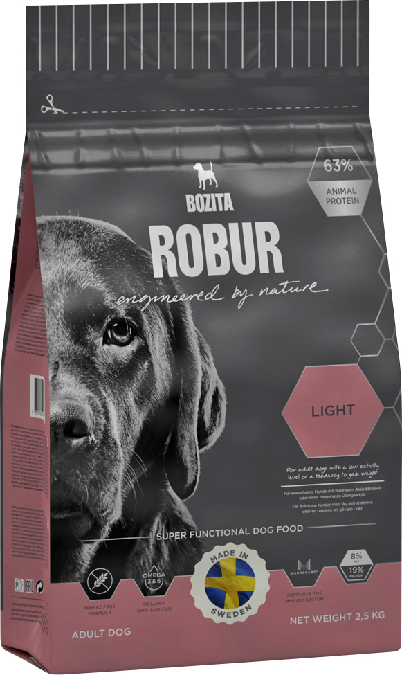 Hundfoder Bozita Robur Light 2,5kg