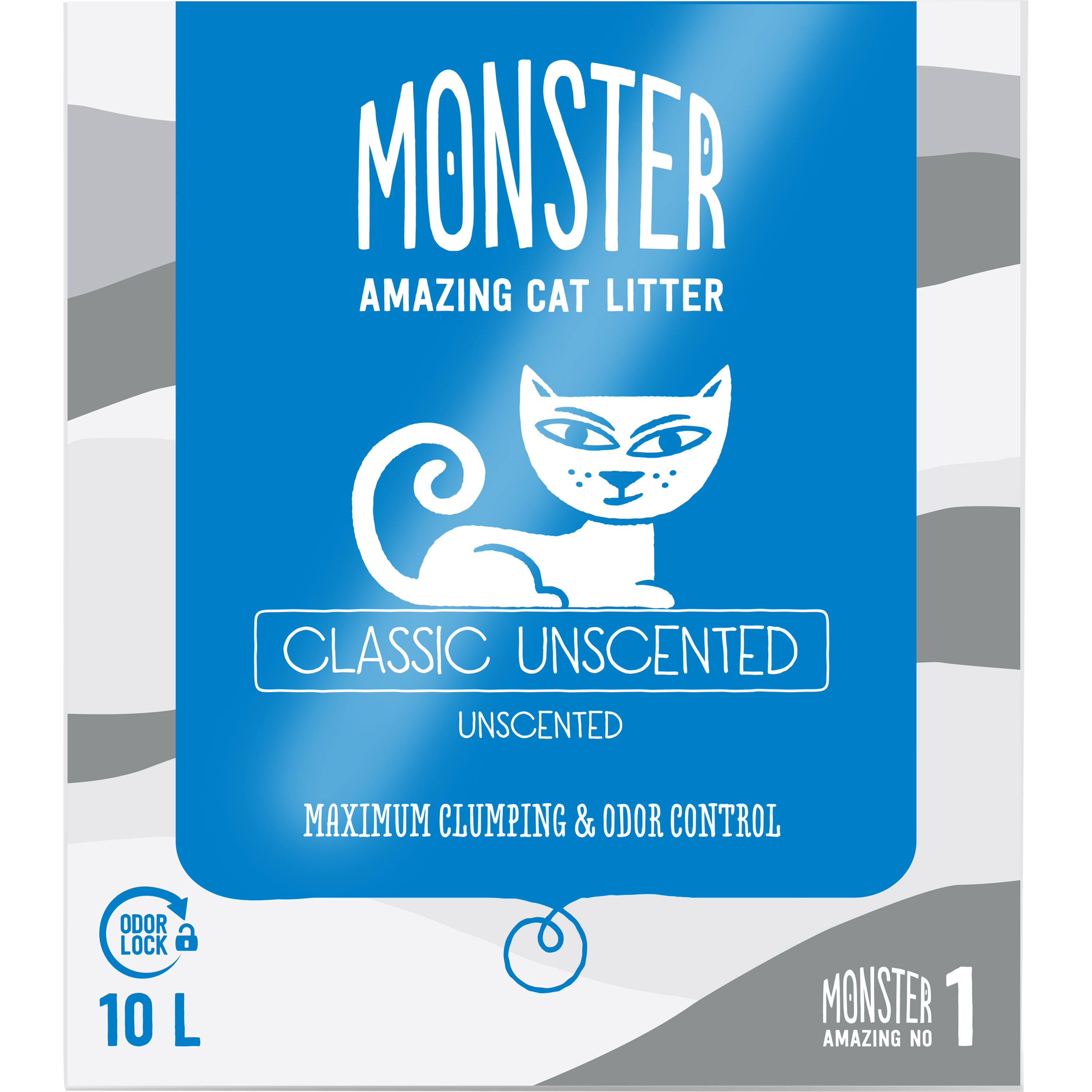Kattsand Monster Unscented 10L