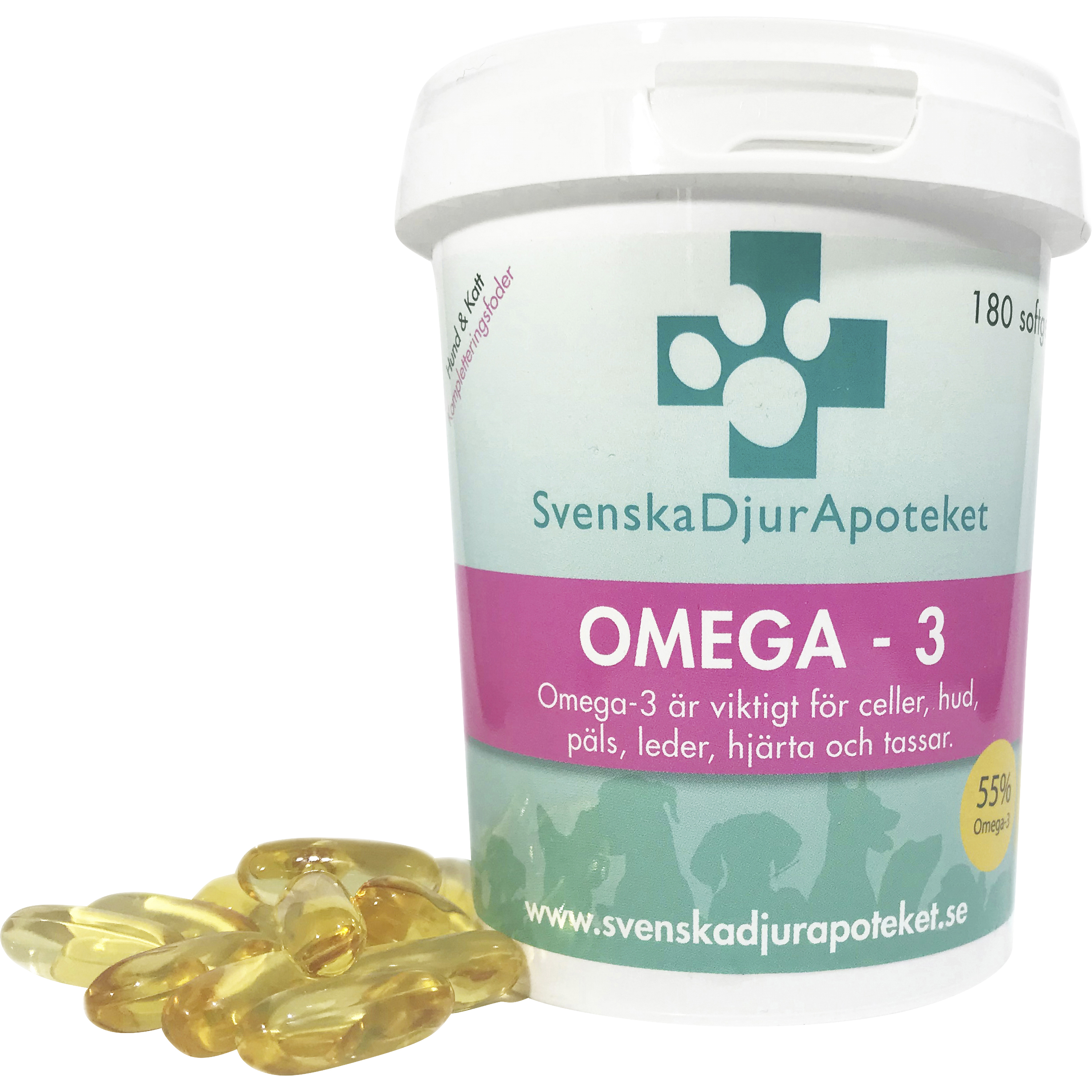 Kosttillskott Svenska DjurApoteket Omega-3 180 tabletter