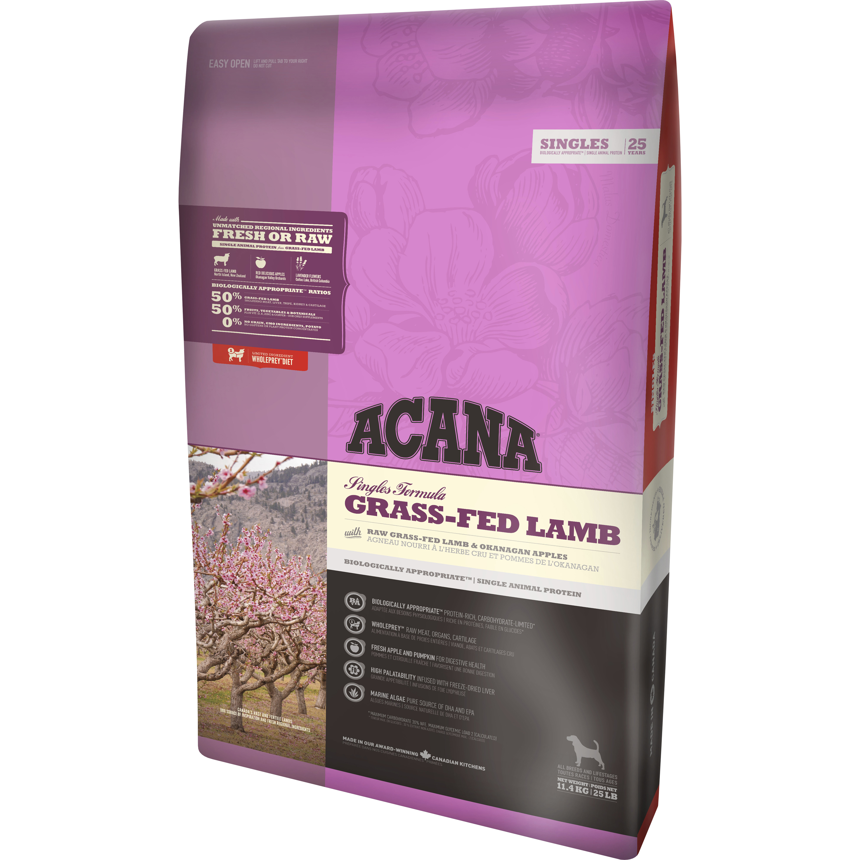 Hundfoder Acana Grass-Fed Lamb 11,4kg