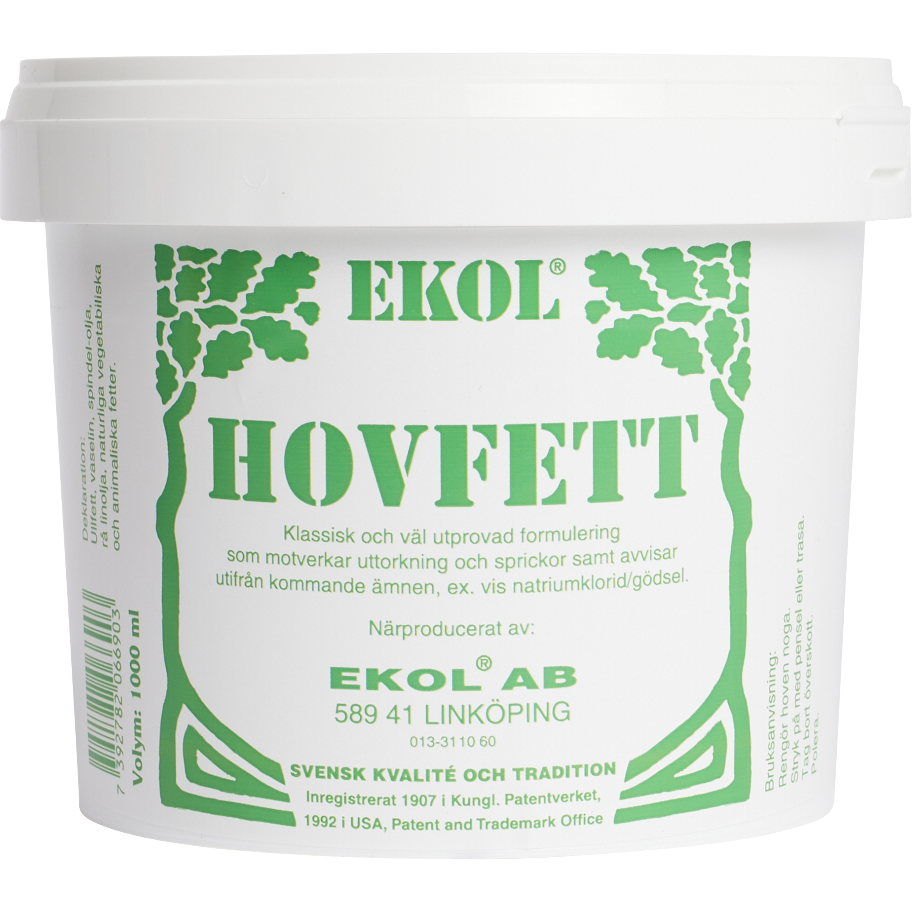 Hovfett Ekol Klorofyll 1L
