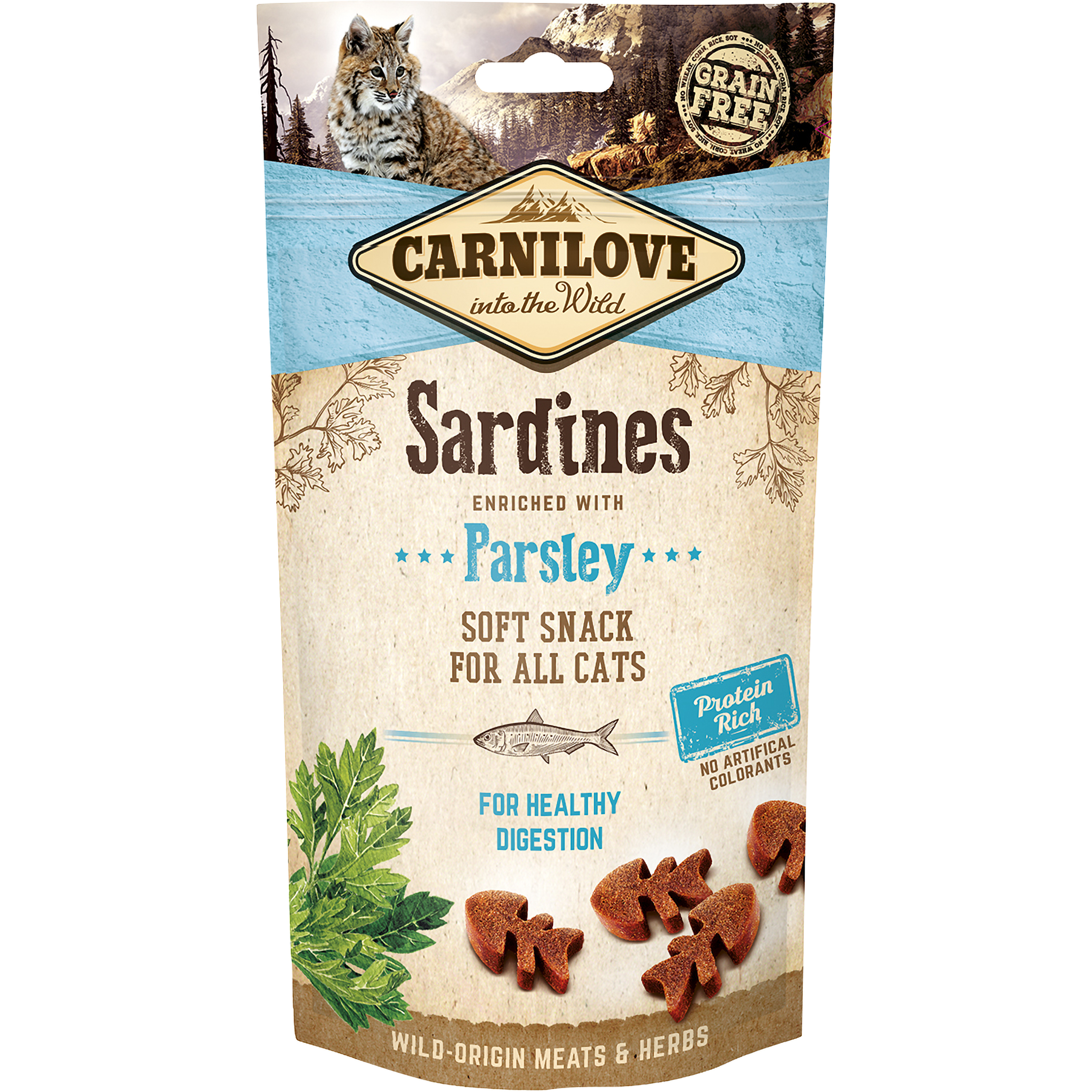 Kattgodis Carnilove Semi Moist Snack Sardines 50g