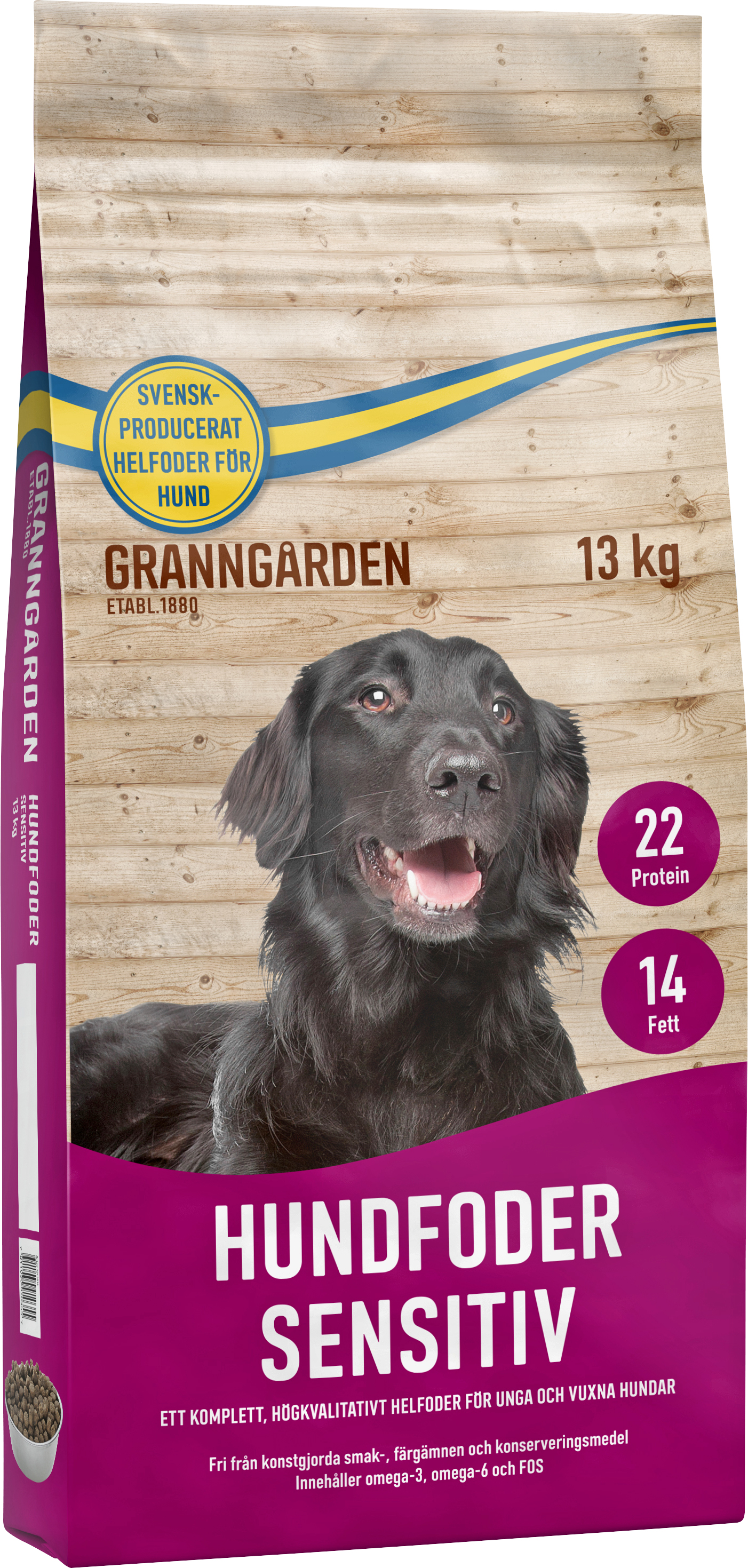 Hundfoder Granngården Sensitiv 13kg