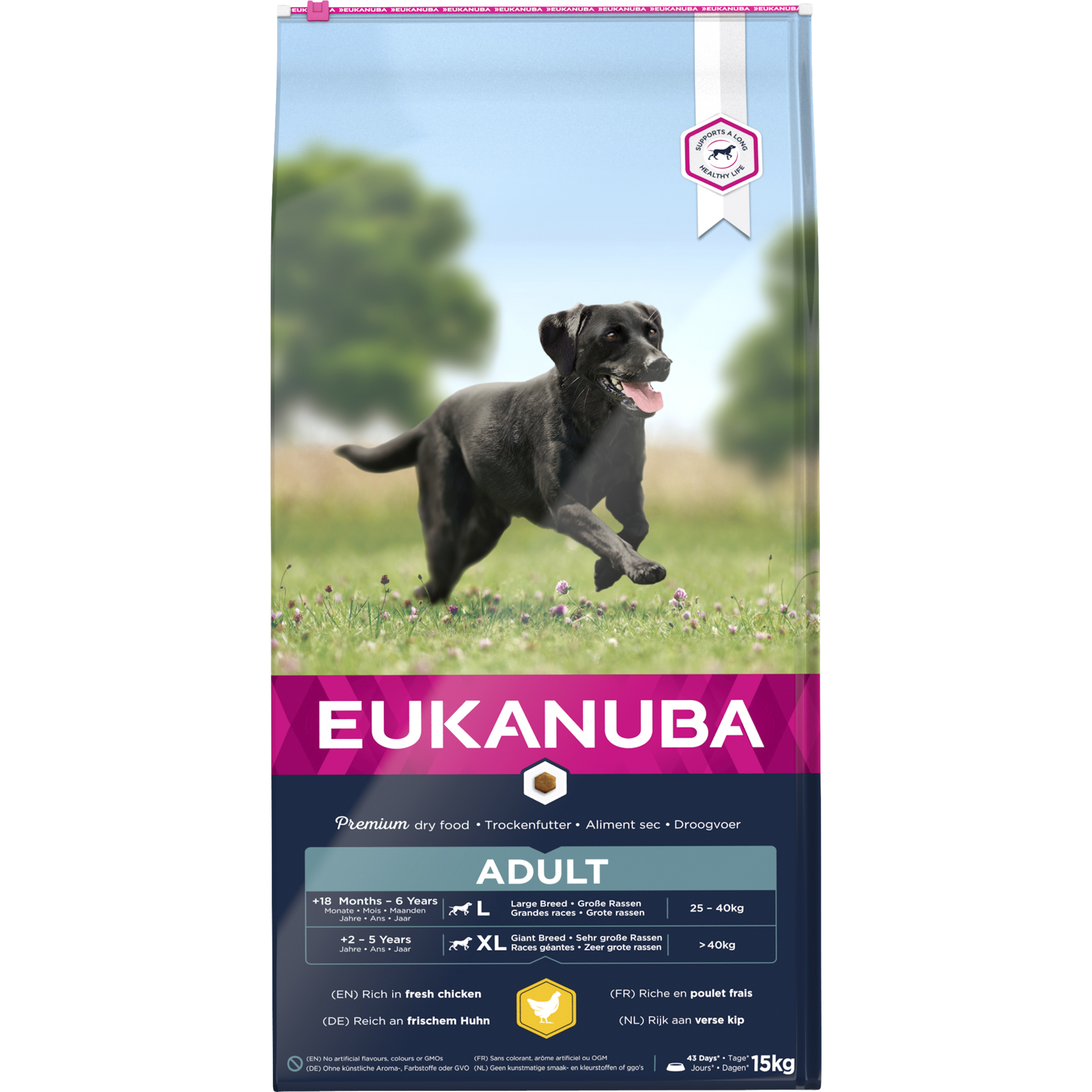 Hundfoder Eukanuba Adult L 15kg