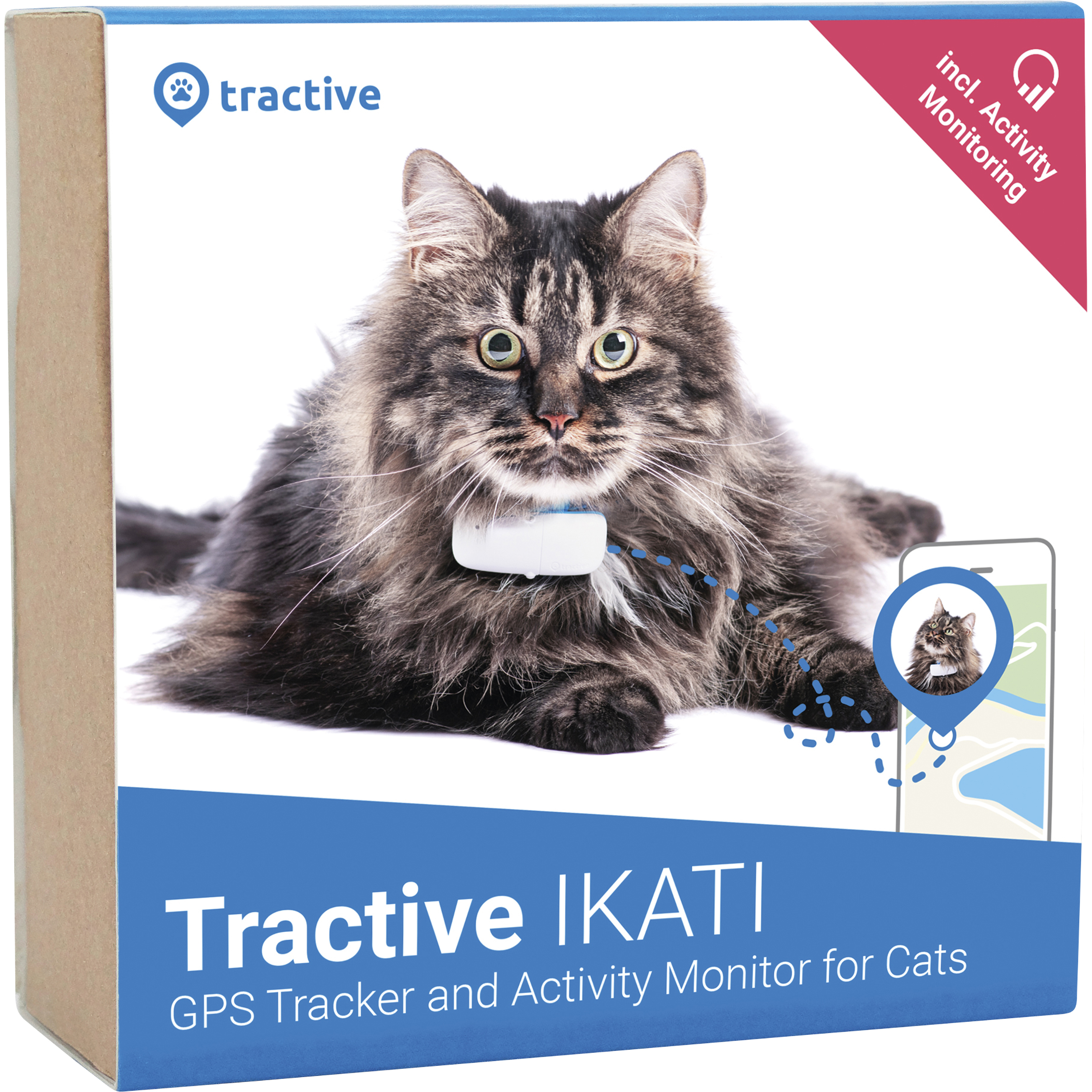 Tractive GPS tracker cat