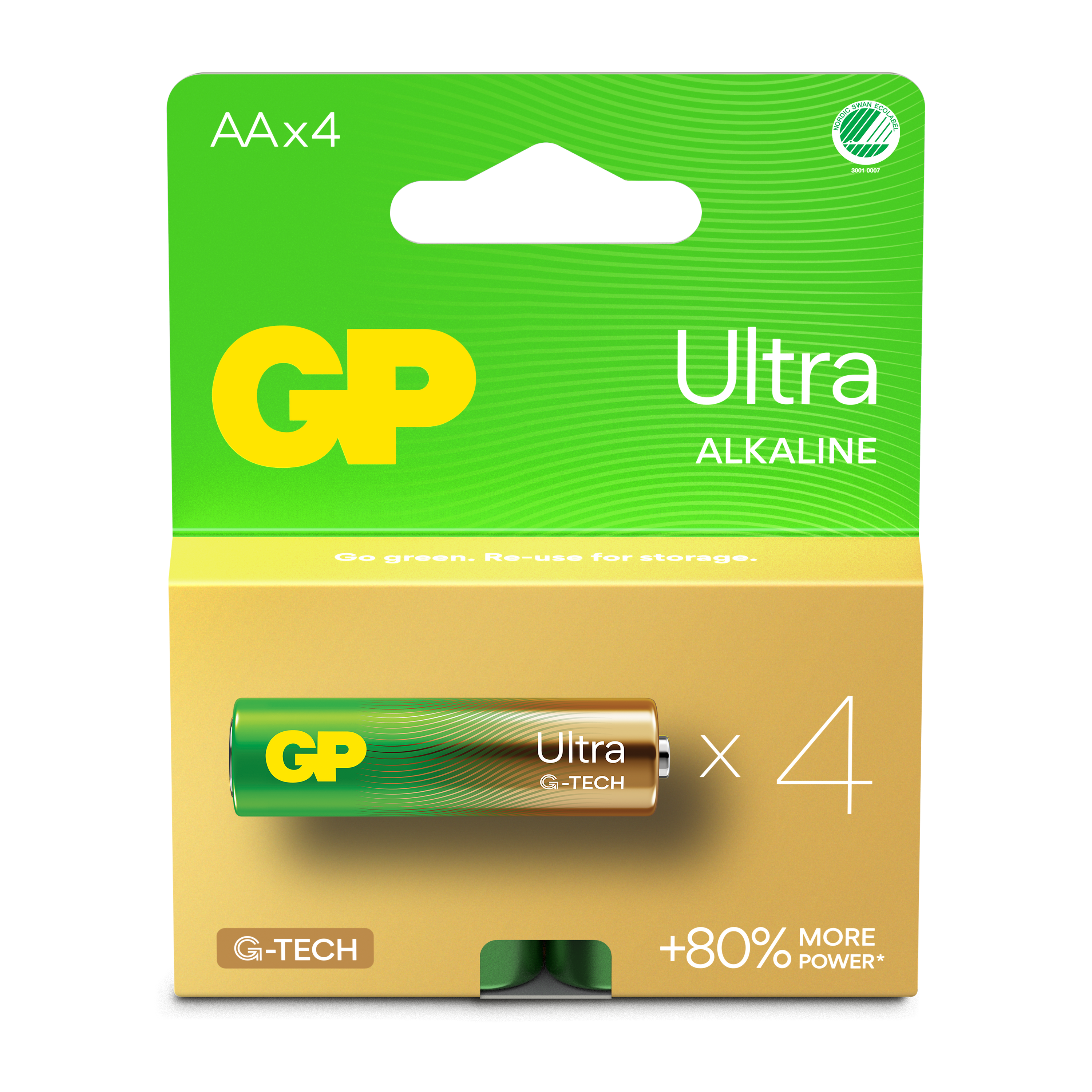 Batteri GP Batteries Ultra Alkaline AA/LR6 4-p
