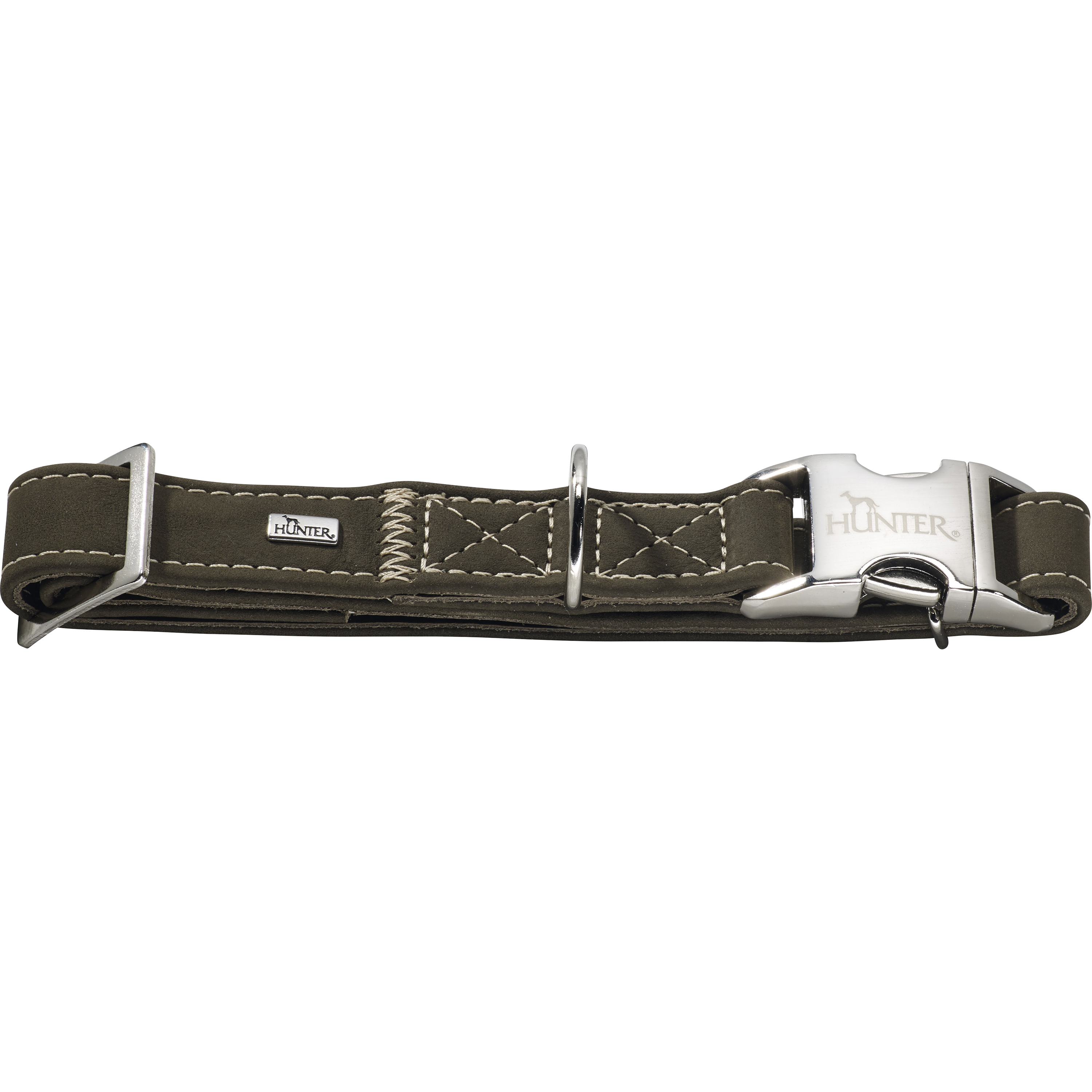 Hundhalsband Hunter Hunting Alu-Strong Grön S 30-45cm