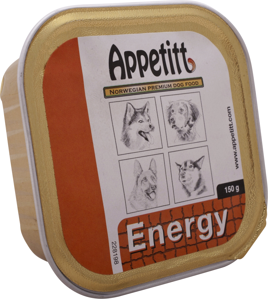 Hundfoder Appetitt Energy 150 g