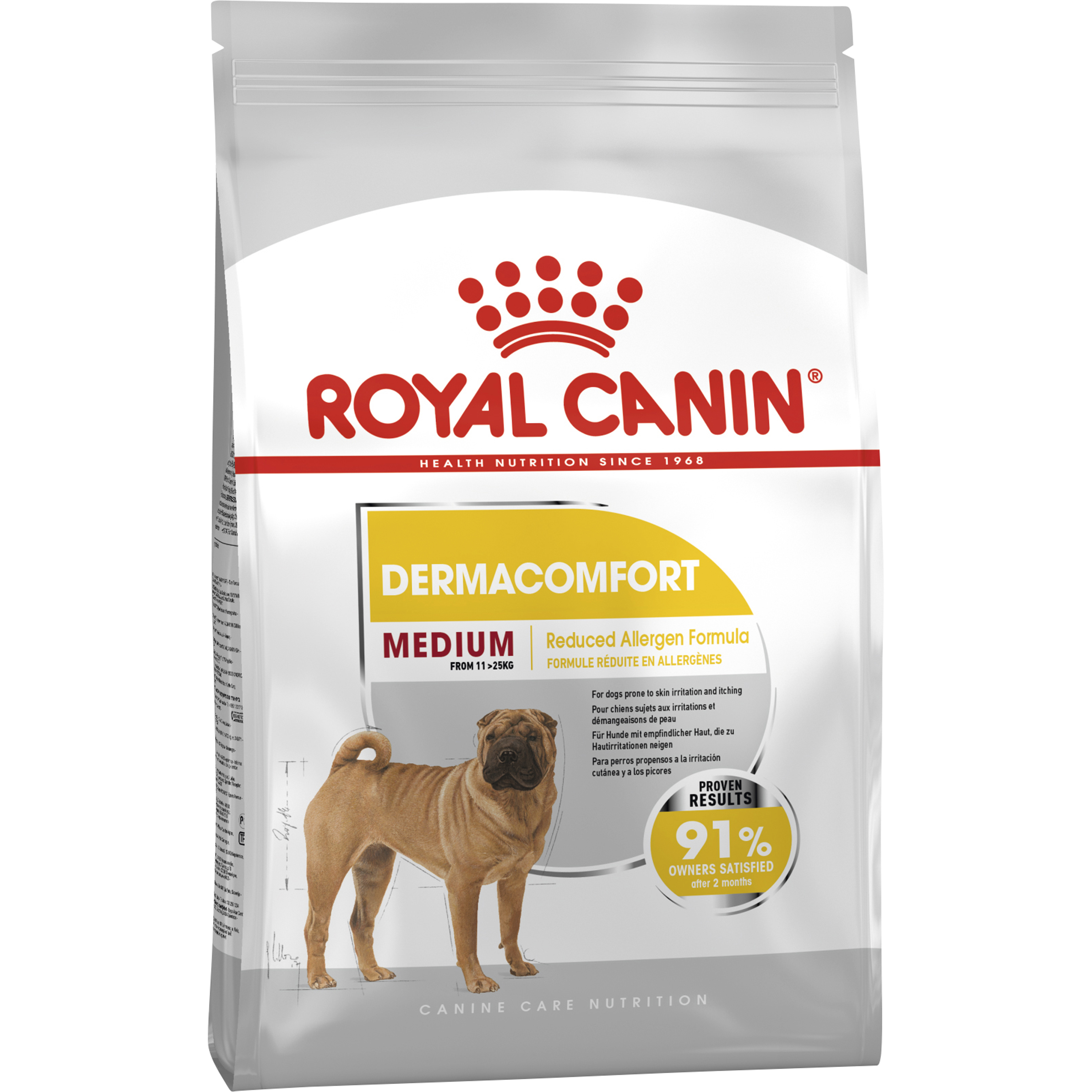 Hundfoder Royal Canin Dermacomfort Medium 12kg