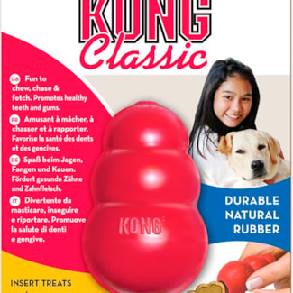 Hundleksak Kong Classic XS Röd