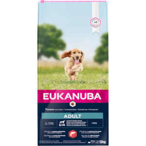 Hundfoder Eukanuba Adult Small/Medium Salmon & Barley 12 kg