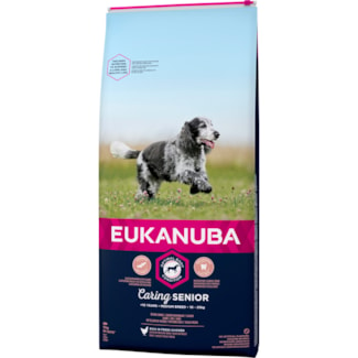 Hundfoder Eukanuba Caring Senior Medium Breed, 15 kg