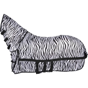 Flugtäcke Willab med hals Zebra – svart 125CM