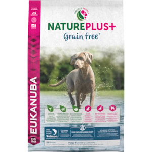 Hundfoder Eukanuba Nature Plus+ GrainFree Puppy All Breeds Salmon 23 kg