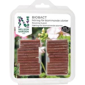 Näringspinne Nelson Garden Biobact Blommor 28-pack