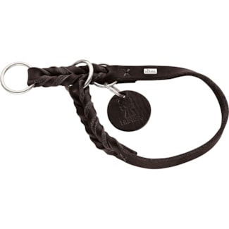Hundhalsband Hunter Solid Education, Mörkbrun 60 cm