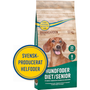 Hundfoder Granngården Diet/Senior 13 kg