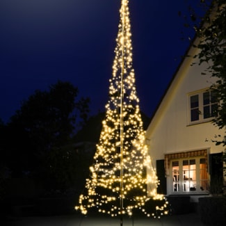 Julbelysning Fairybell Flaggstångsbelysning 6 meter, 900 LED