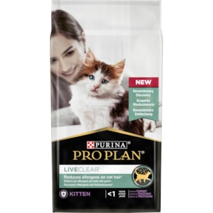 Kattmat Purina Pro Plan LiveClear Kitten Turkey 1,4 kg