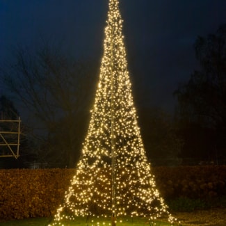 Julbelysning Fairybell Flaggstångsbelysning 7 meter, 1500 LED 