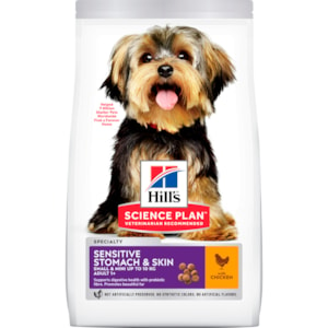 Hundfoder Hills Science Plan Adult Sensitive Stomach and Skin Small and Mini Chicken 15 kg
