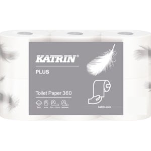 Toalettpapper Katrin Plus 6 x 50 m