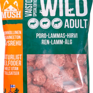 Hundfoder Mush Vaisto Wild, 800 g